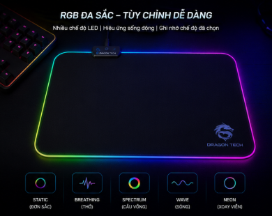 Chuột gaming DragonTech RGB chính hãng